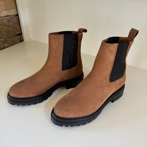Jenni Kayne Brooklin Lug Boots - 40 - Walnut